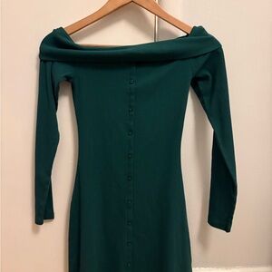 Wild Fable Teal Long Sleeve Dress
